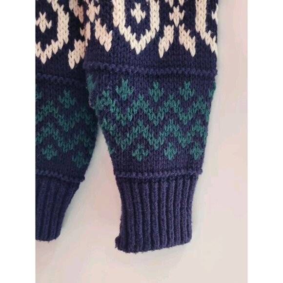 Lord Jeff The Better Sweater Mens Medium Multicolor Cable Knit - Picture 3 of 7